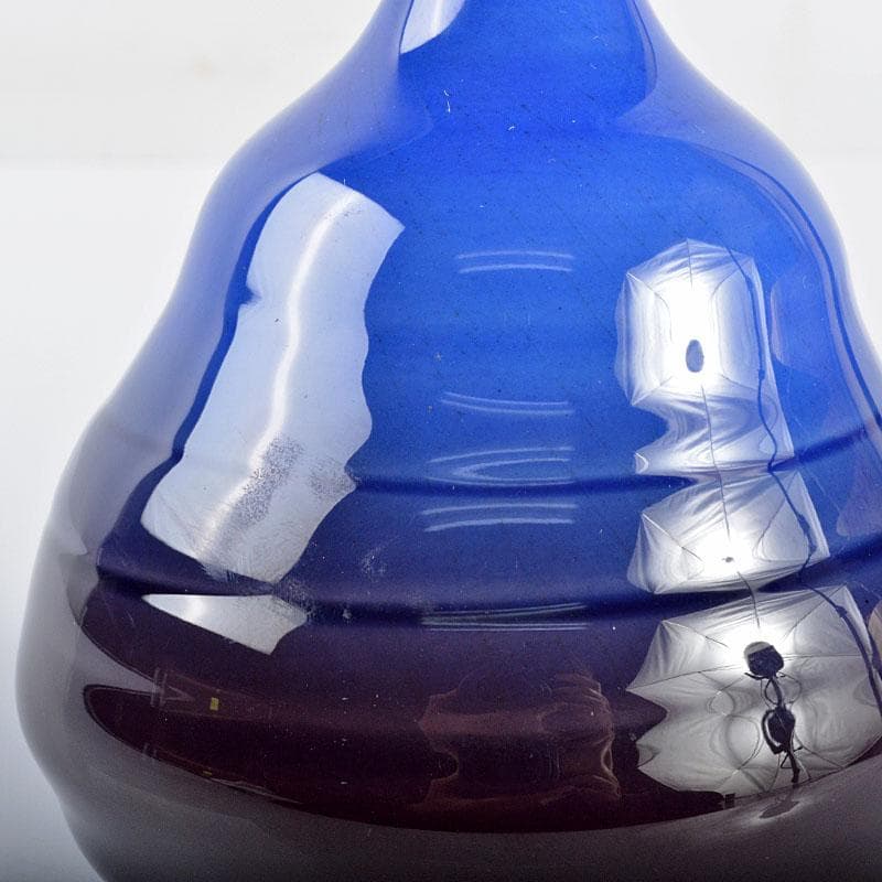 九谷焼　人間国宝　三代八十吉　徳田正彦作　彩釉　花入　D　R4244