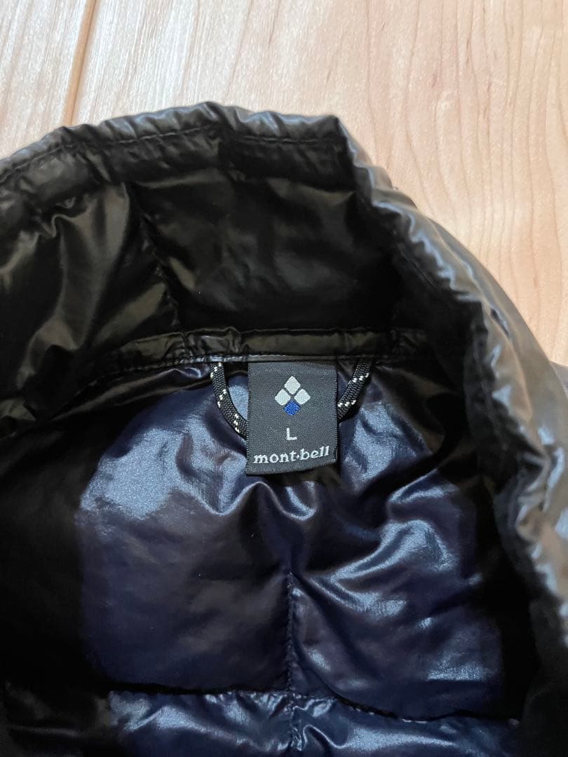 【当日または翌日発送】 モンベル ブラック スペリオダウン ジャケット L