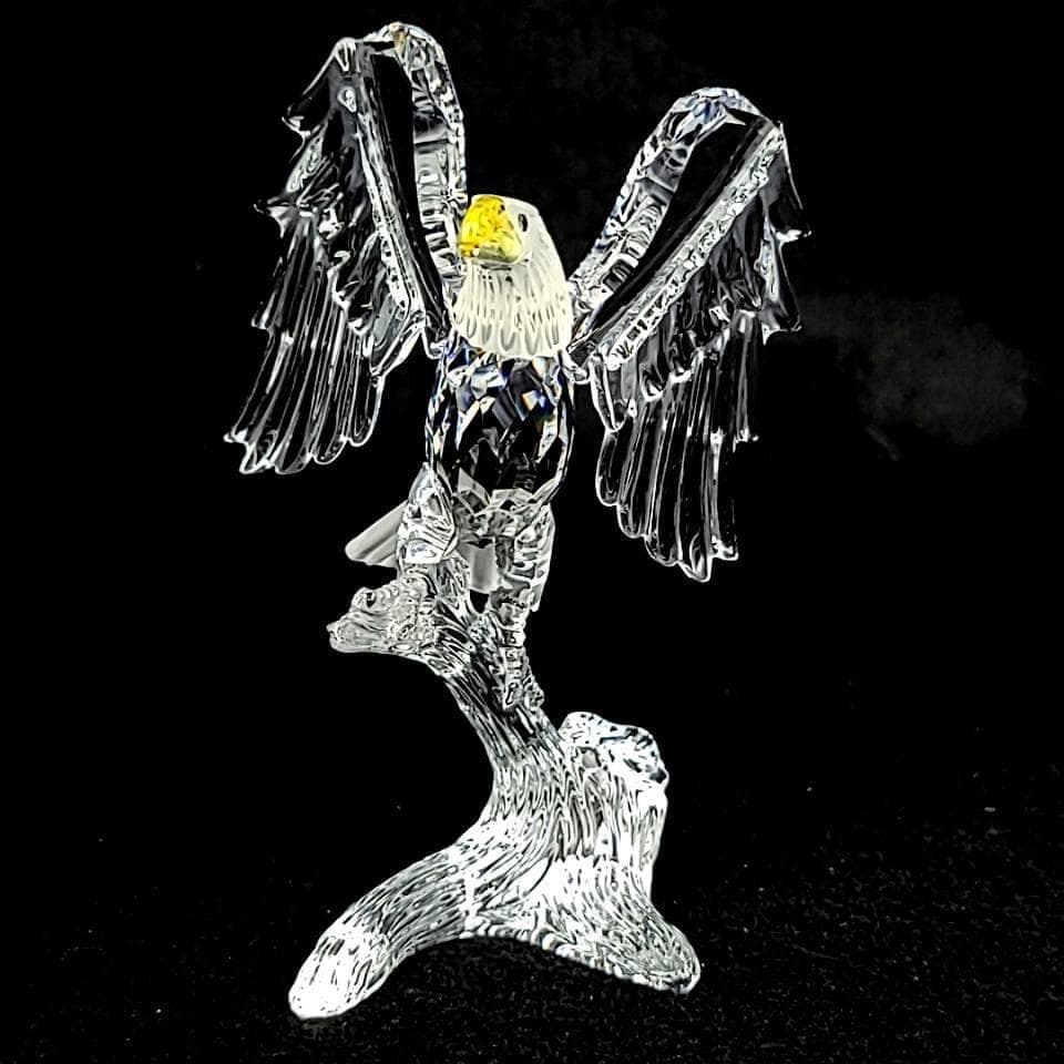 ●未使用級◆スワロフスキー　ハクトウワシ　置物　フィギュリン　箱つき 1