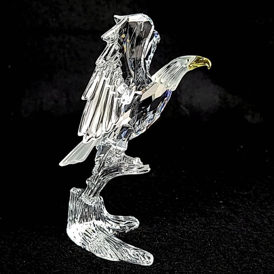 ●未使用級◆スワロフスキー　ハクトウワシ　置物　フィギュリン　箱つき 1