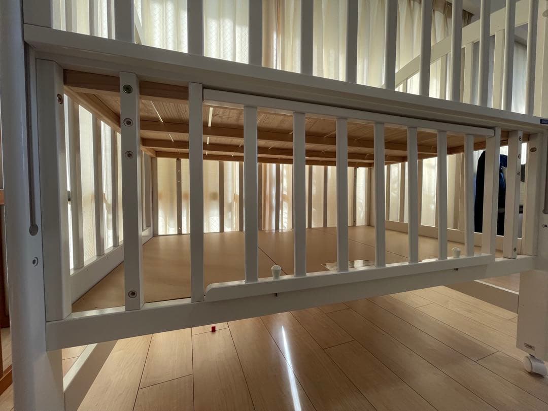 ◎布団セット◎ カトージ ベビーベッド ハイポジションベビーベッド アーチ