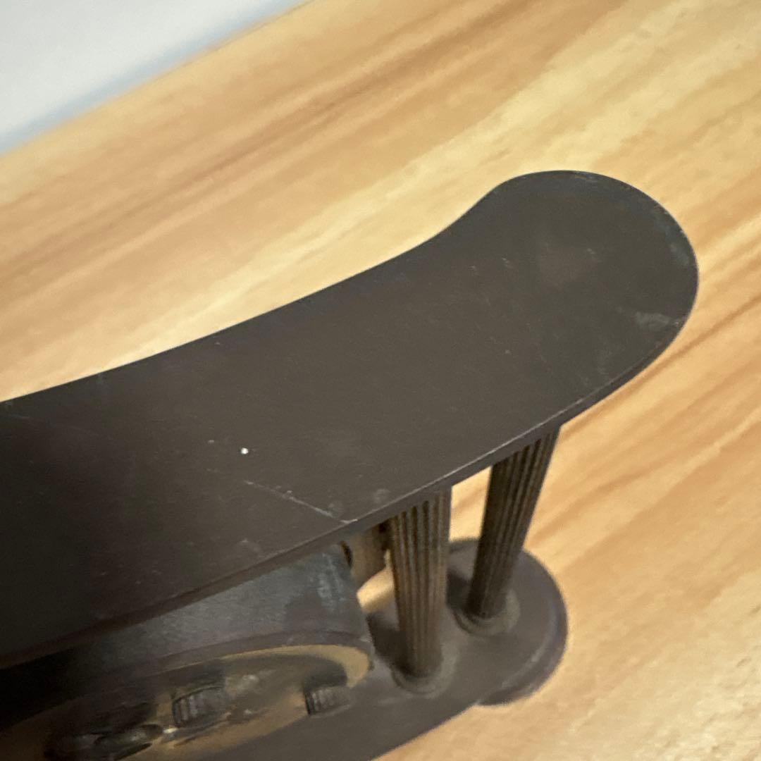 ヴィンテージ真鍮のテーブルクロック