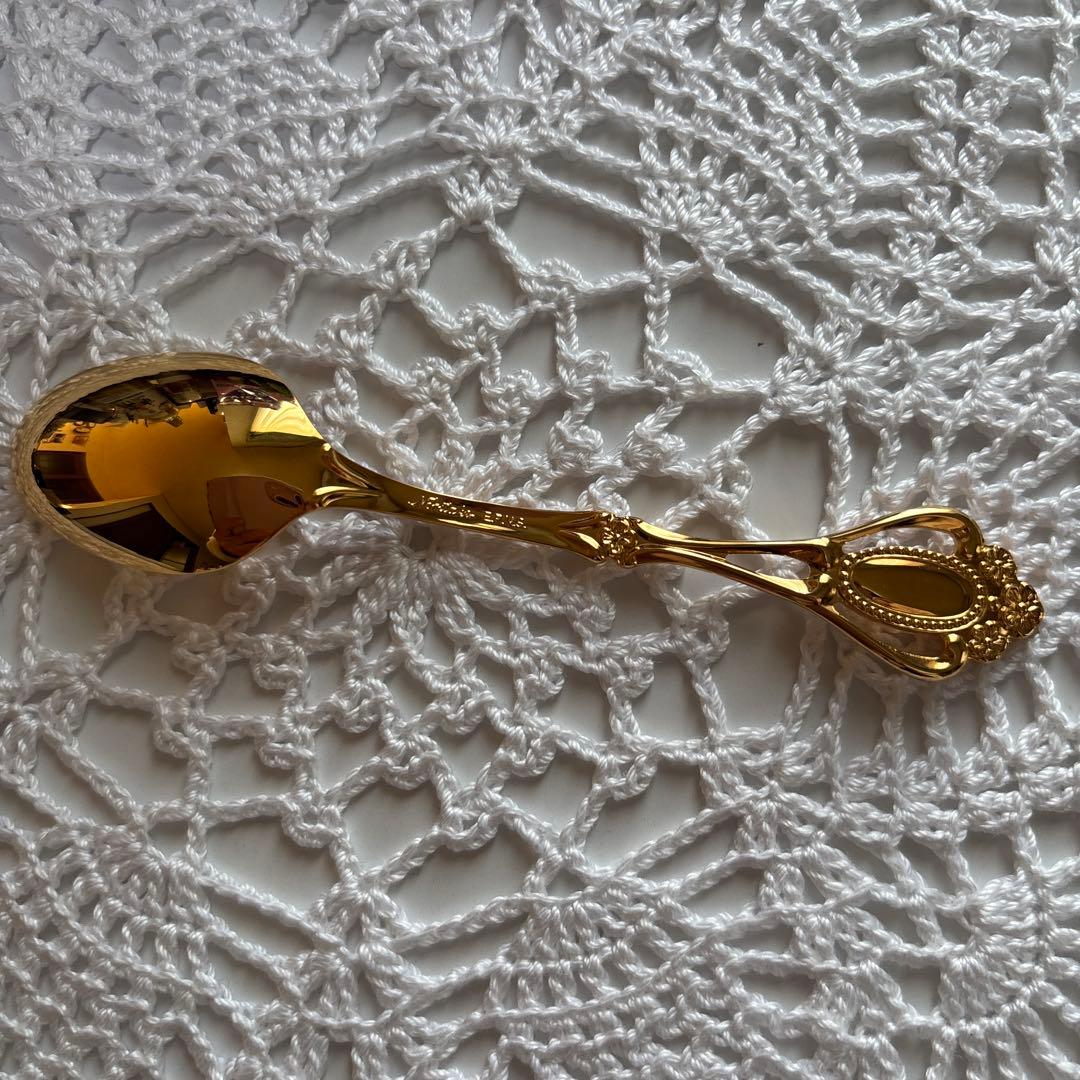 ノリタケ　クリスティーヌ　ゴールドティースプーンセット 6本入り