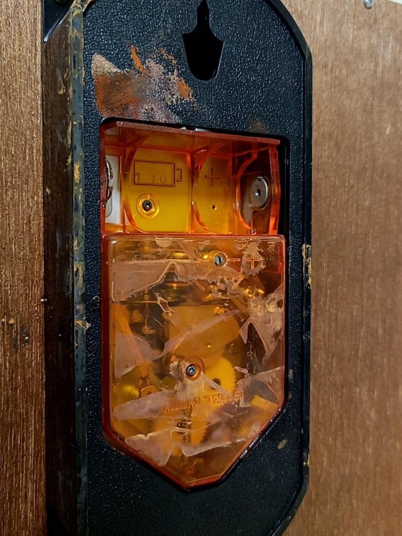 アイチ時計 掛け時計 ターコイズ系 アンティーク 昭和 愛知時計