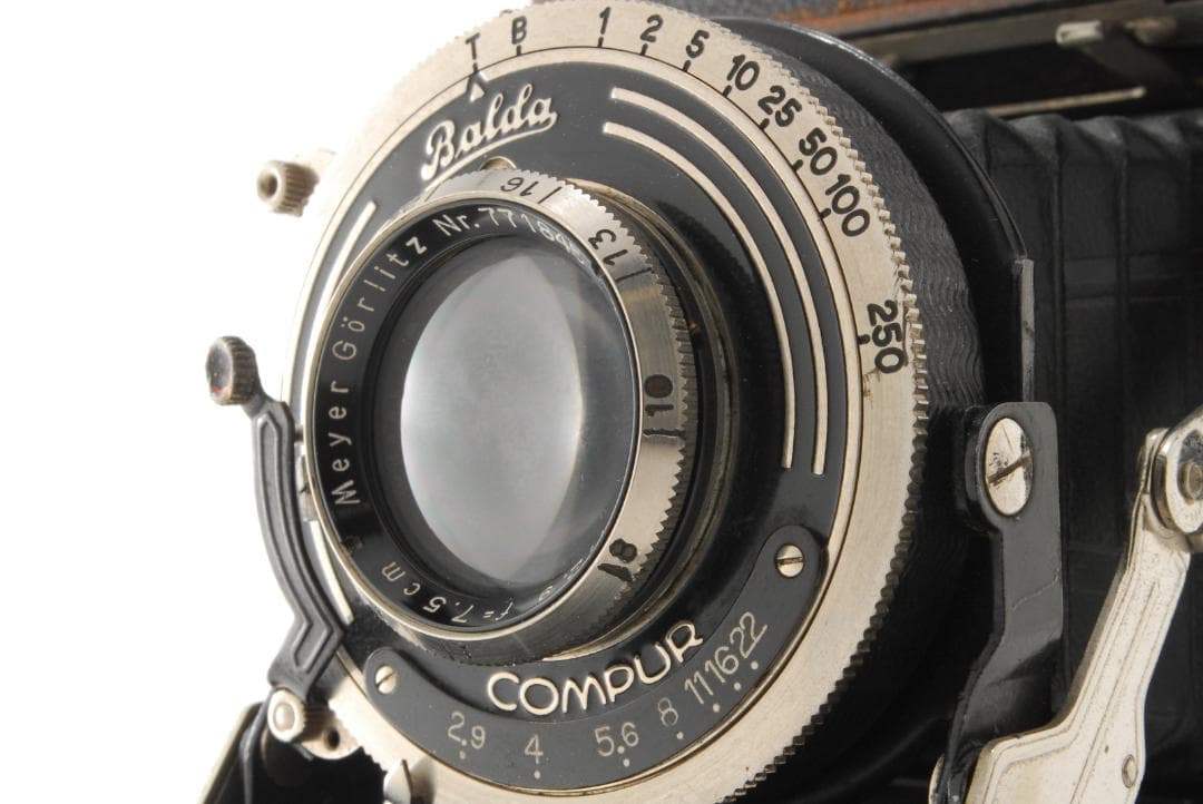 Balda Baldax Trioplan 7.5cm F2.9 蛇腹カメラ