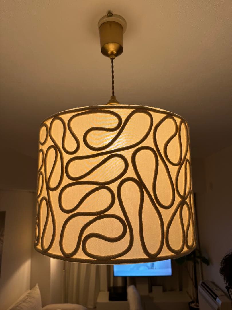 【廃盤・入手困難】IKEA ペンダントライト 北欧デザイン ファブリックシェード