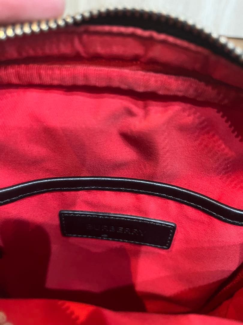 BURBERRY チェック柄ショルダーバッグ