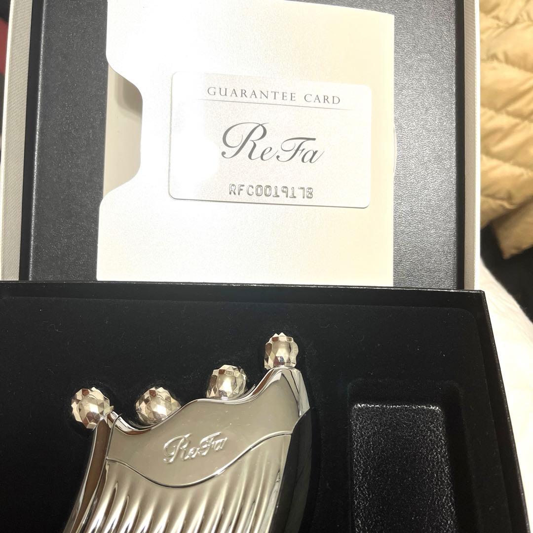 超美品　リファ　ソーラー美顔器　マイクロカレント　リンパ　箱、収納ポーチ付き