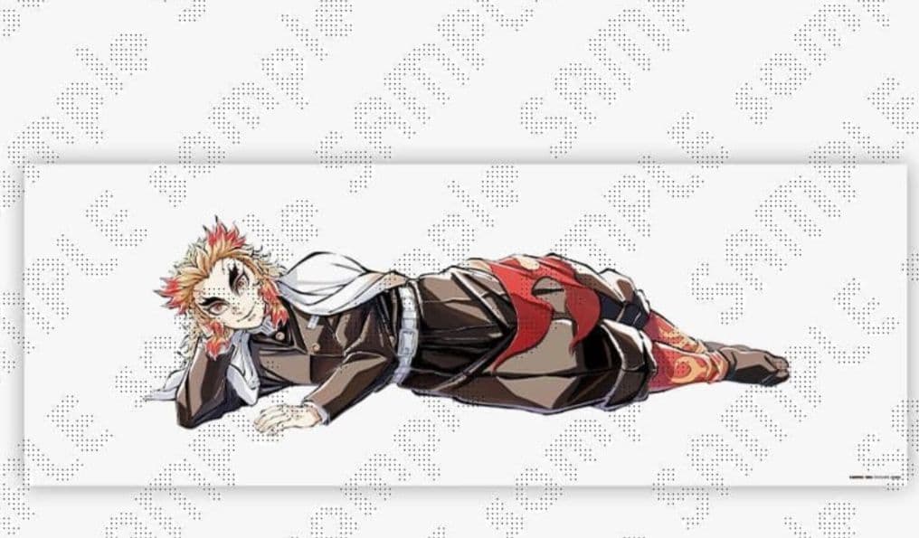 鬼滅の刃 c104 ufotable 等身大寝そべり布ポスター 煉獄杏寿郎
