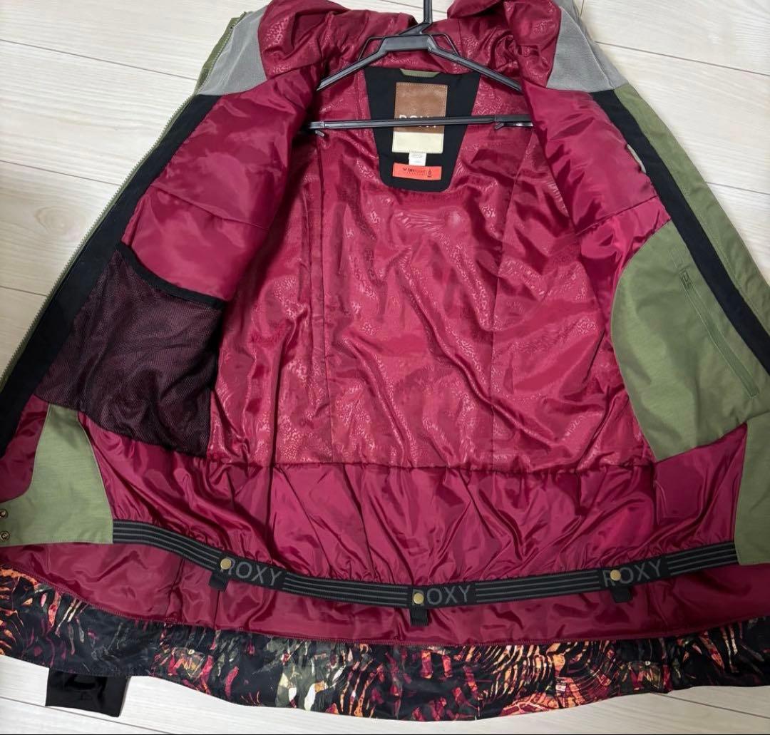 ROXY スノーボードウェア　Mサイズ　カーキ