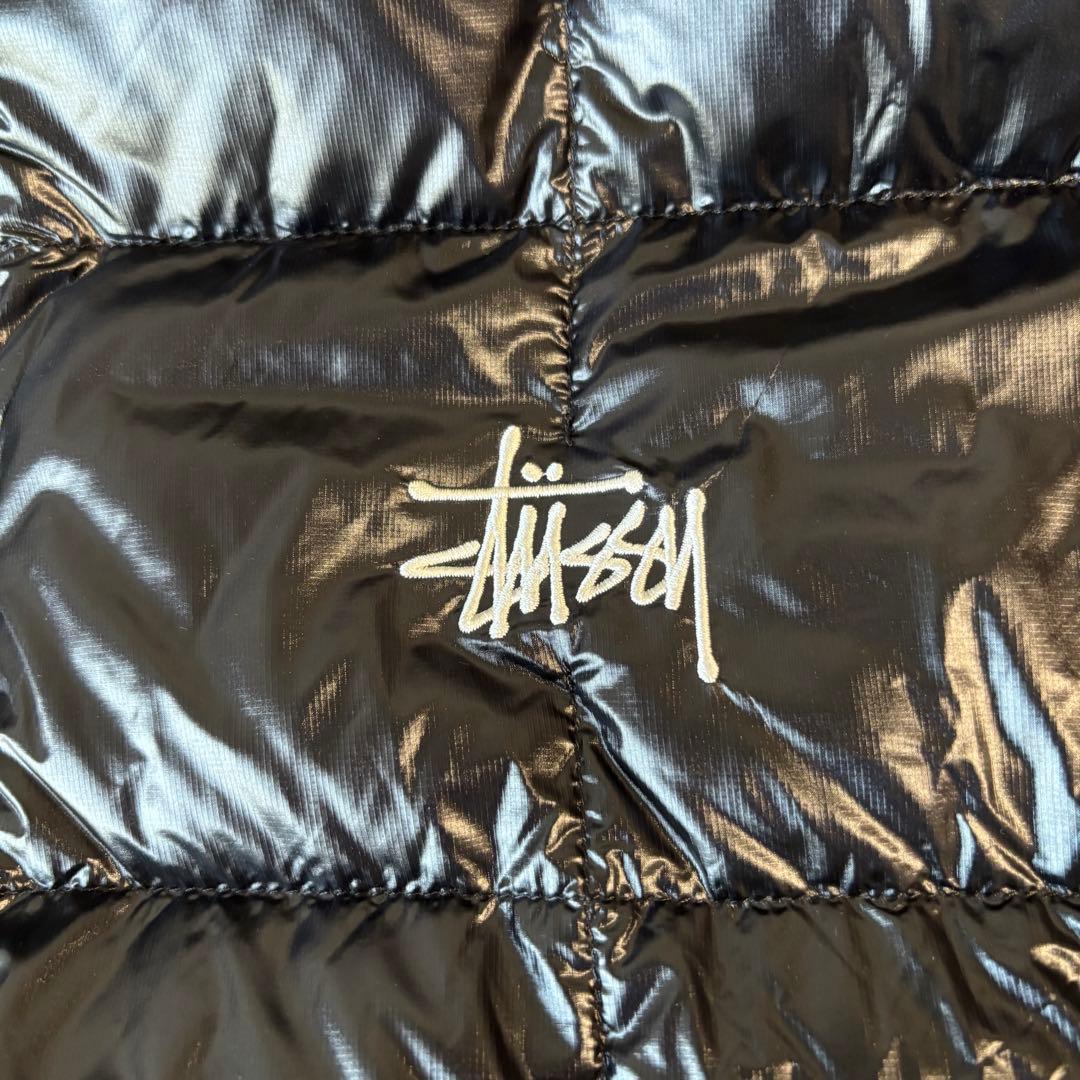STUSSY MIDWEIGHT PUFFER Sサイズ ダウン ブラック