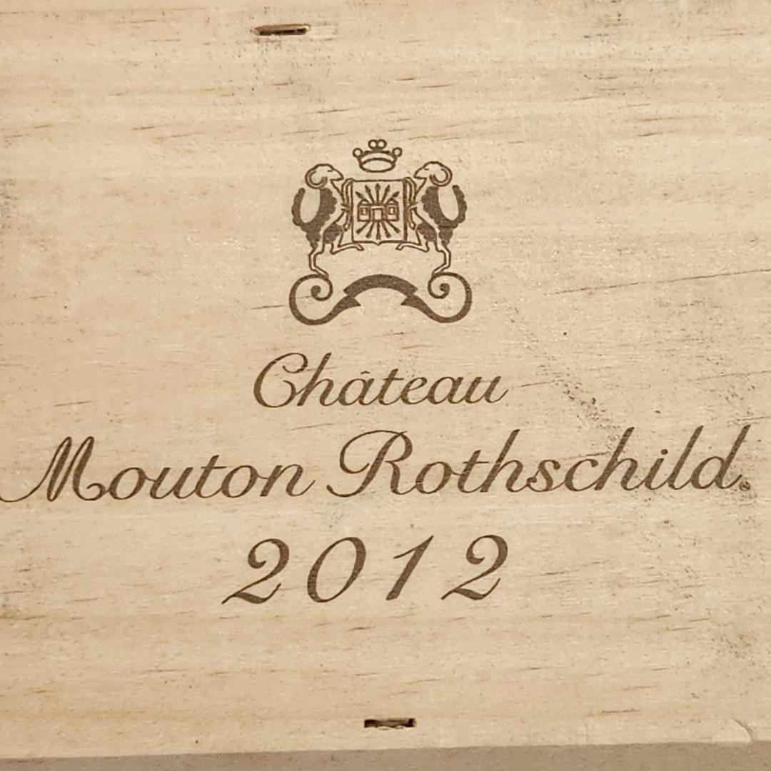 2012年 シャトー ムートン ロートシルト 750ml 赤ワイン 木箱入 B