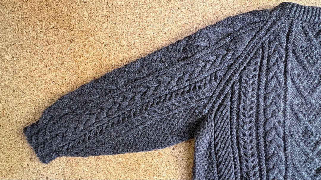 O’Mailleオモーリャ　ハンドニット アランセーター　1995年購入