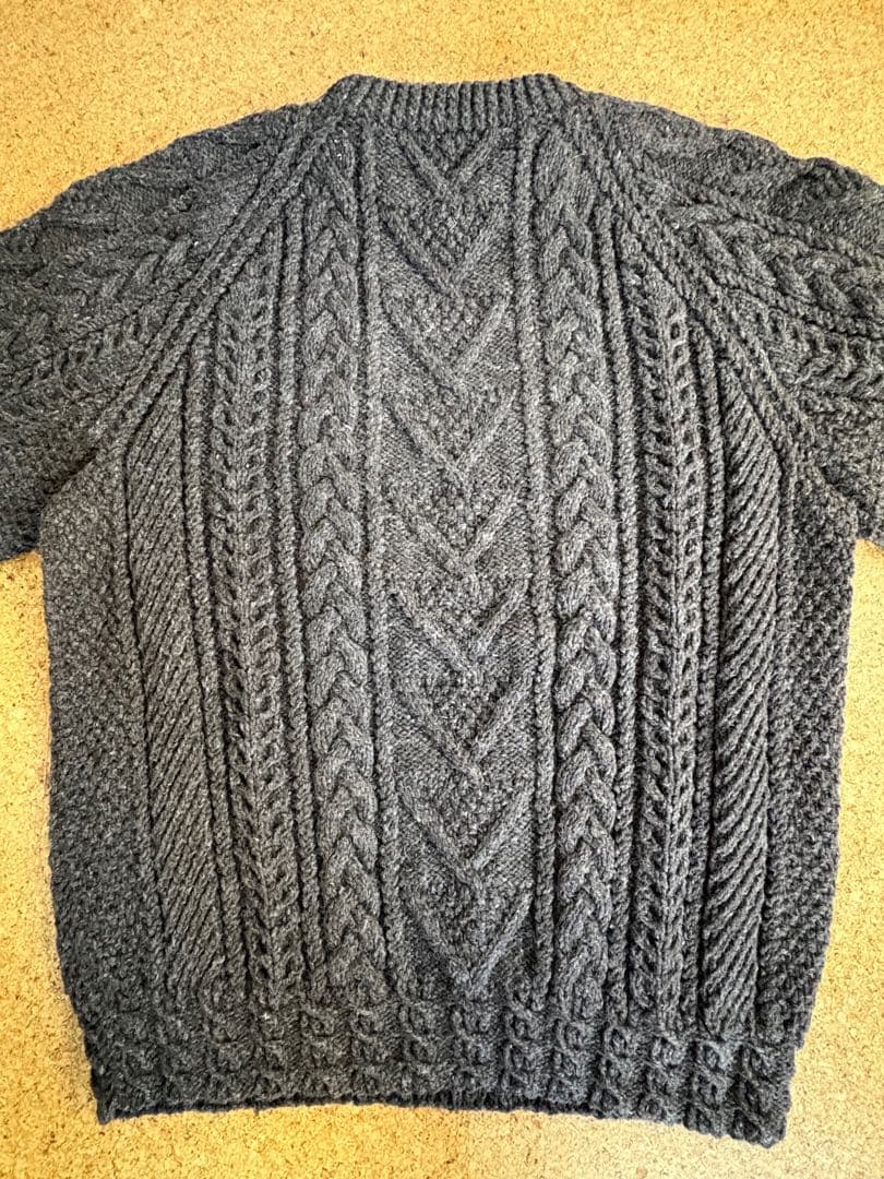 O’Mailleオモーリャ　ハンドニット アランセーター　1995年購入