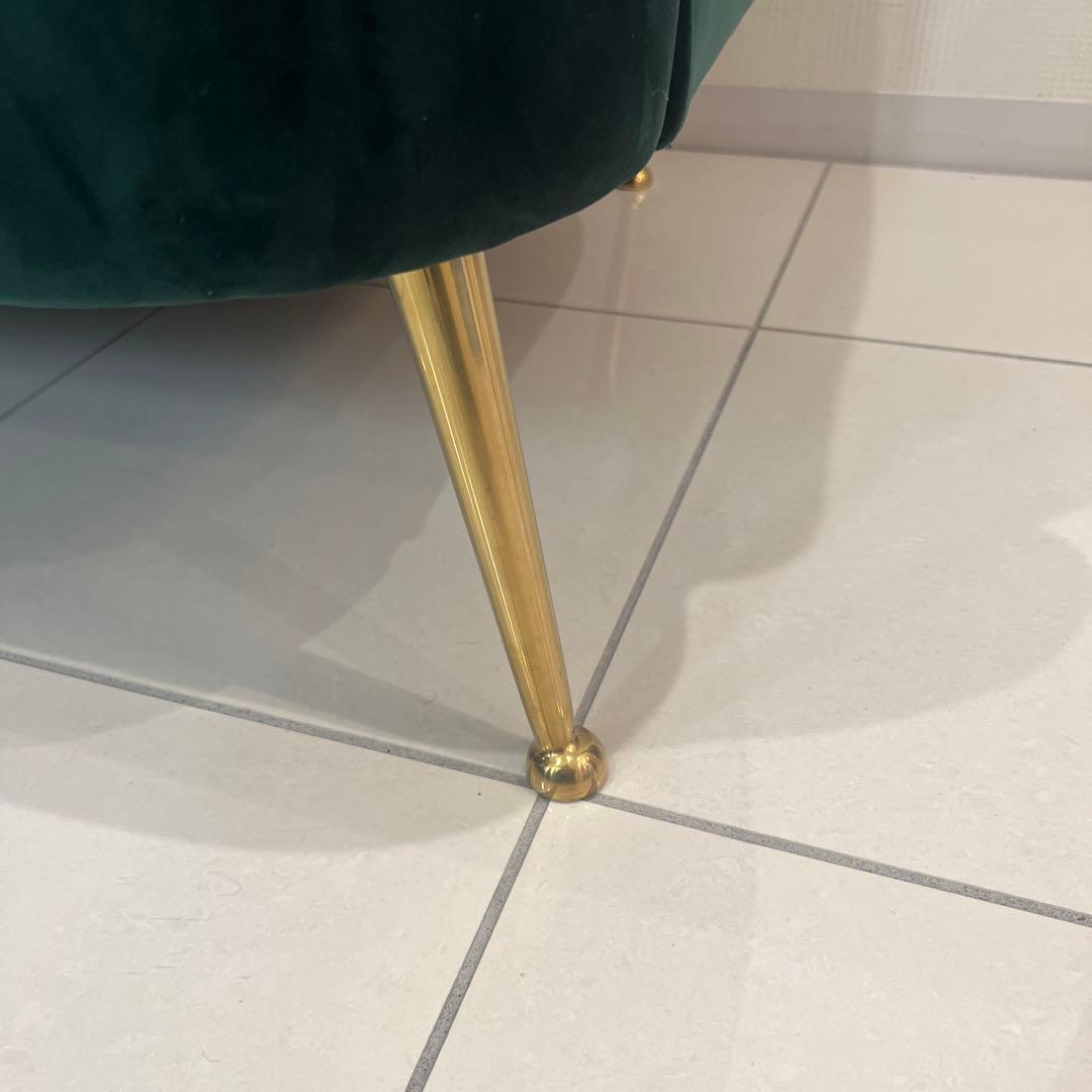 北欧風・貝殻・3人掛けソファ