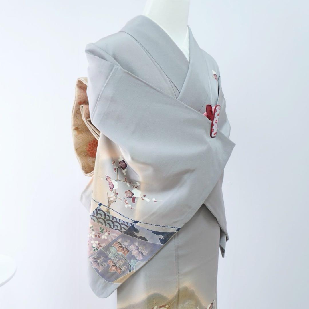 訪問着　4点フルセット 341 C 正絹 七五三 お宮参り 入学式　卒園式