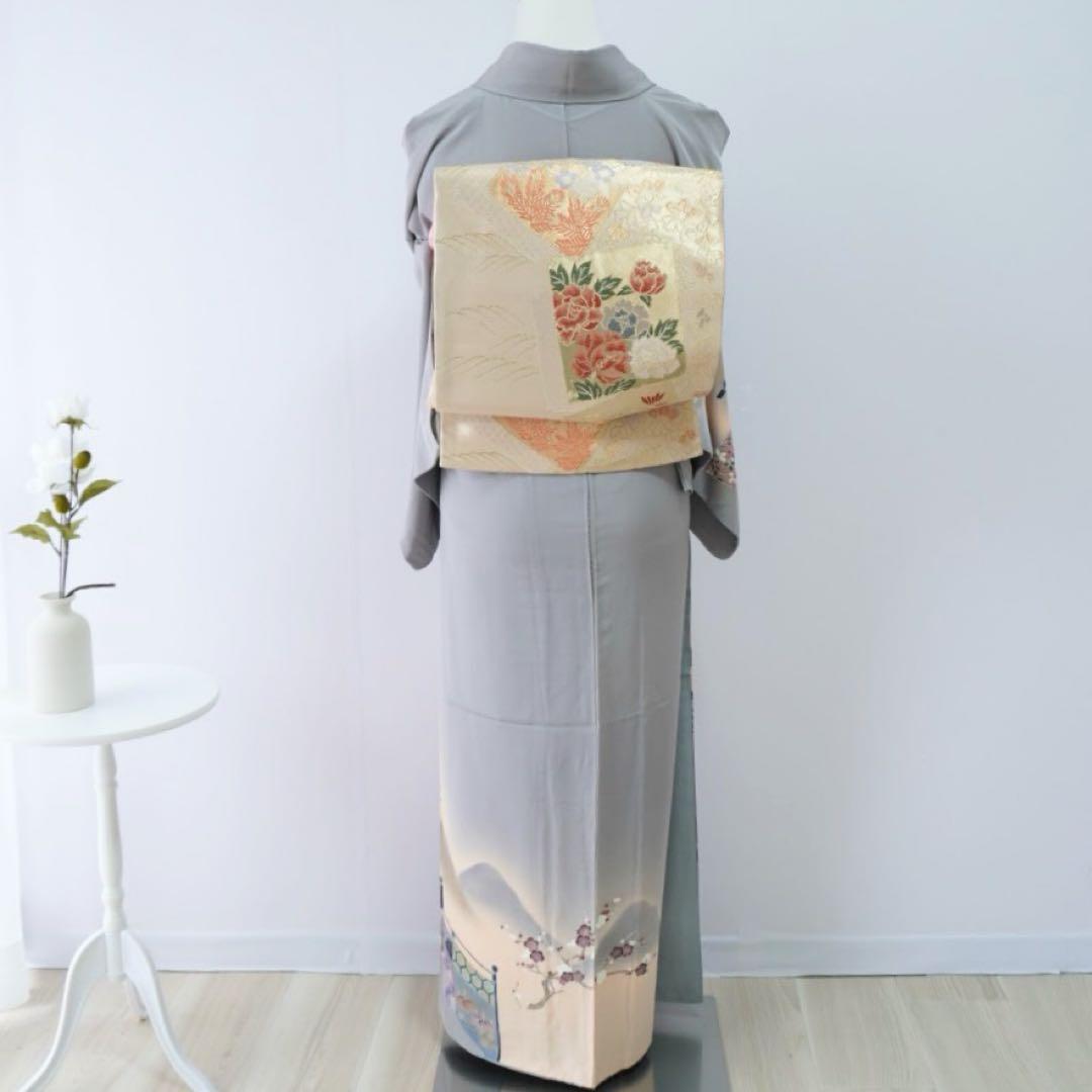 訪問着　4点フルセット 341 C 正絹 七五三 お宮参り 入学式　卒園式