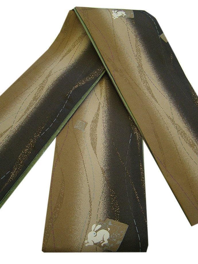 美品 鳴海 総絞り 浴衣 ロング 四寸帯 ２点 セット 綿 Ym115-A