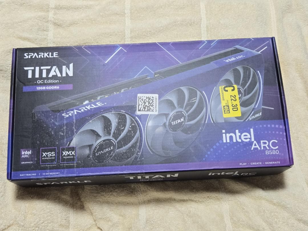 SPARKLE intel ARC B580/12G グラフィックボード