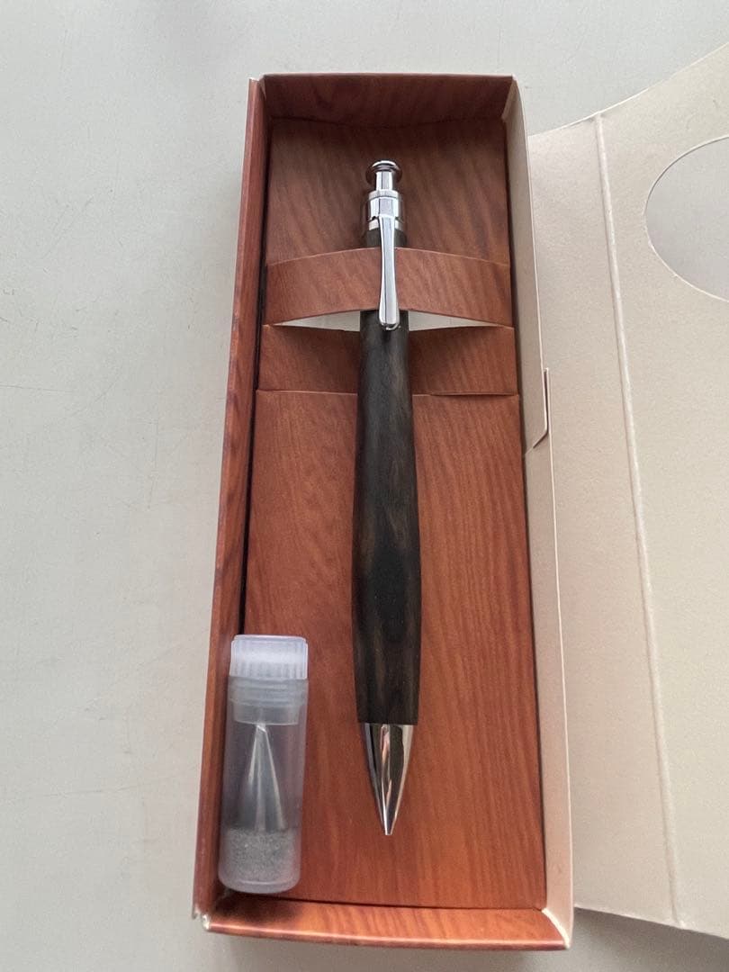 工房楔 黒柿 固定式口金付属