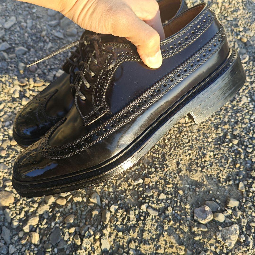 靴 Regal Cordovan Long Wing Tip Shoes
