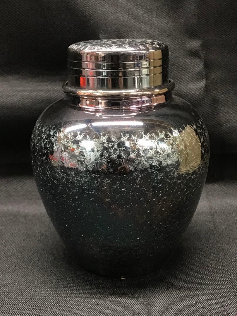 【USED美品】いぶし銀本舗　茶器揃　特選黄銅製