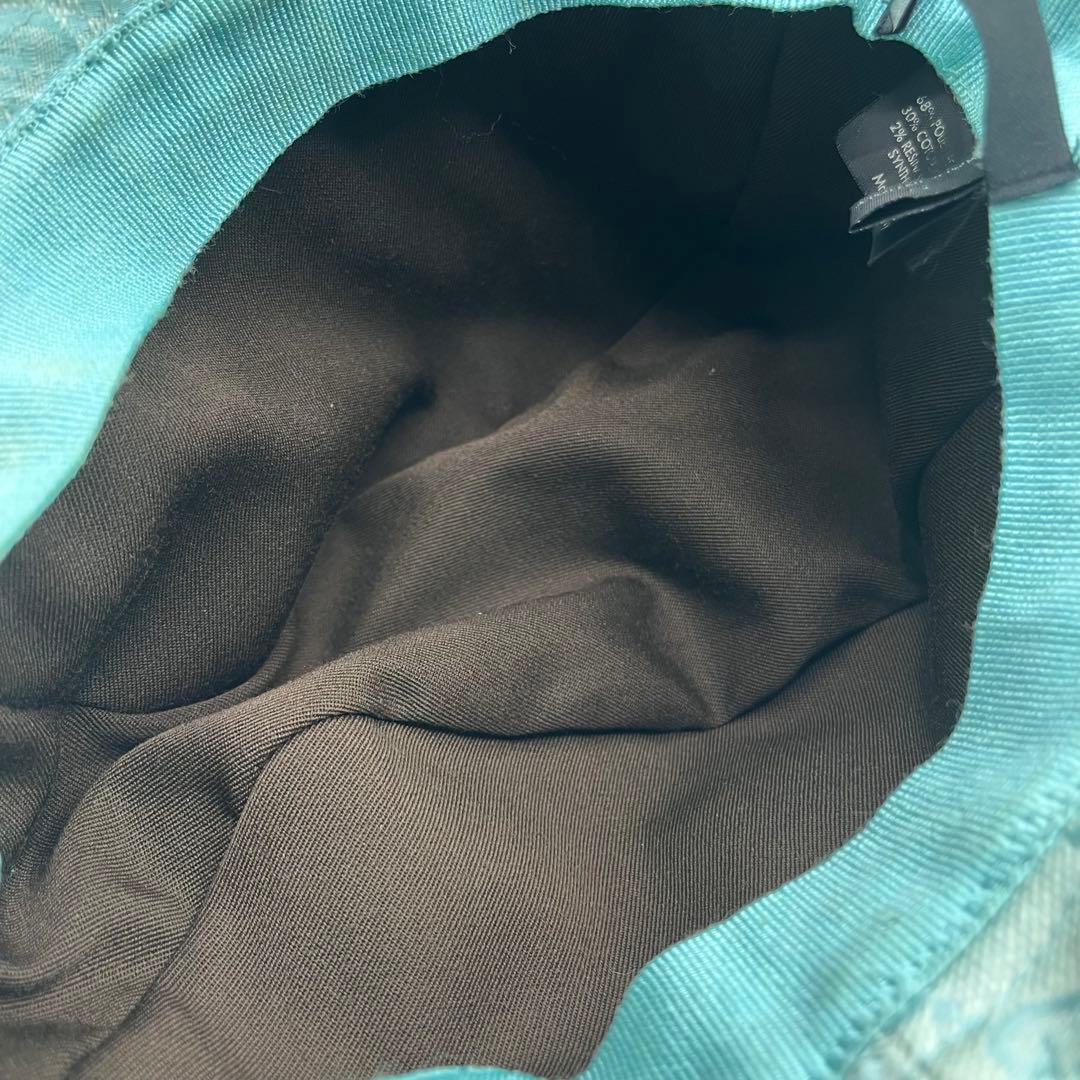 GUCCI GGキャンバス バケットハット 帽子 ハット バケハ ブルー