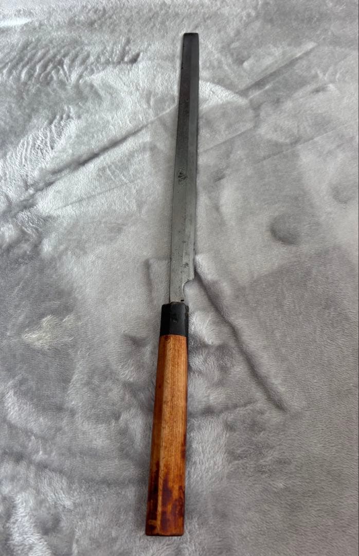 正本‼️天皇在位60年、記念、蛸引き庖丁　使用感あり、現状