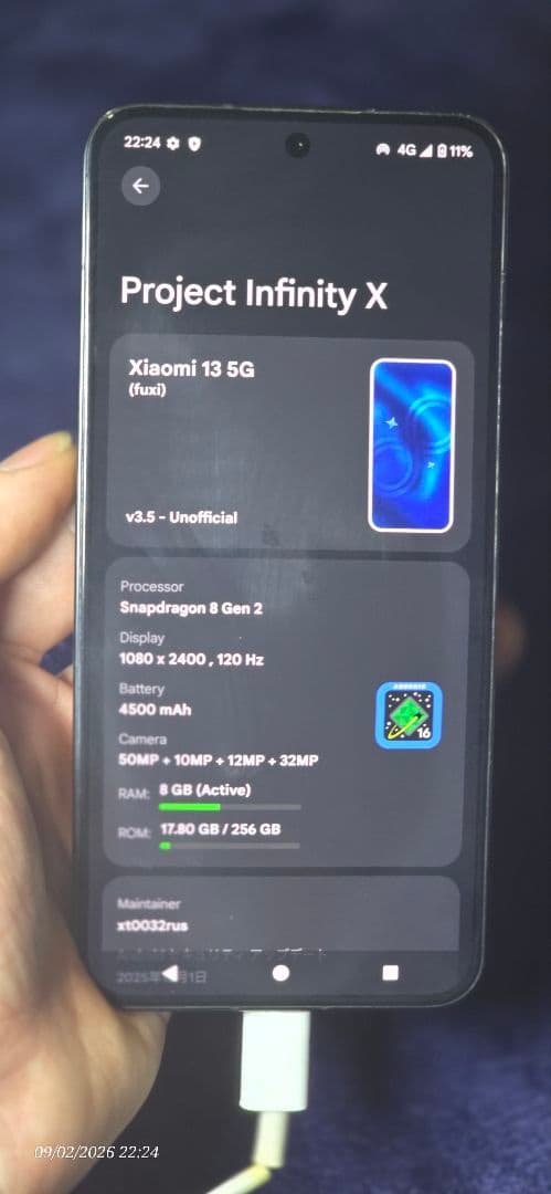 Xiaomi mi 13 カスタムROM
