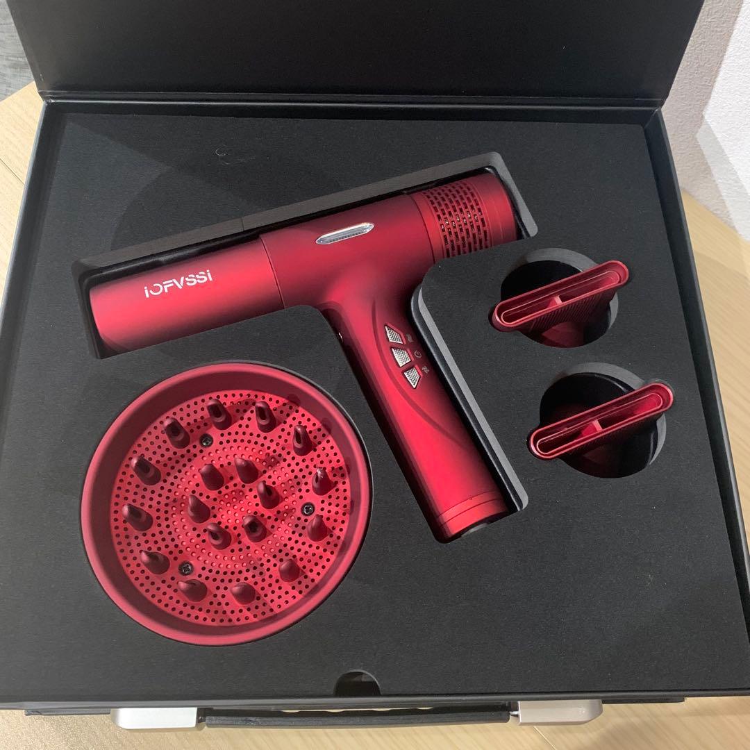 IOFVSSIドライヤー大風量 ドライヤー 速乾 高濃度マイナスイオン搭載 3段