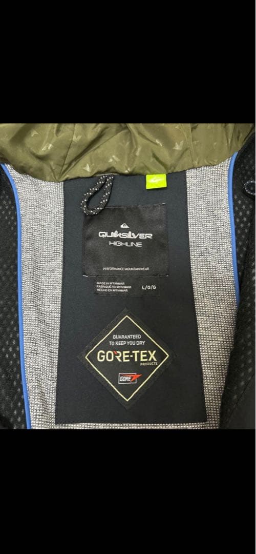 最終値下げ。スノーボードウェア　クイックシルバー　ゴアテックス