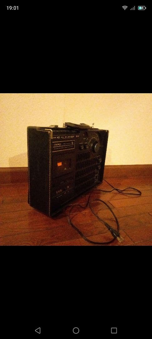 ラジオ　クラウン　CROWN　カセットテープ　レトロ　インテリア