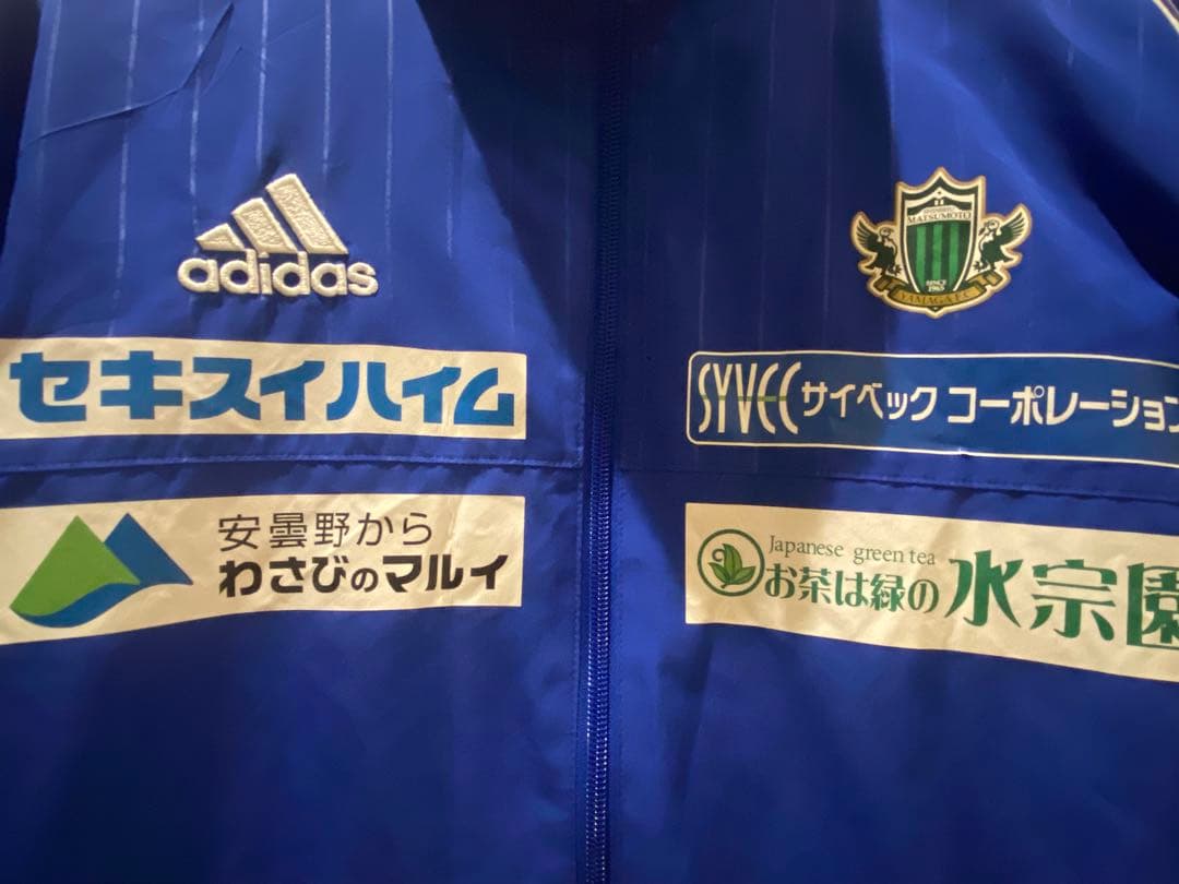 最終値下げ　松本山雅　adidas ウィンドブレーカー 選手実使用　選手支給品