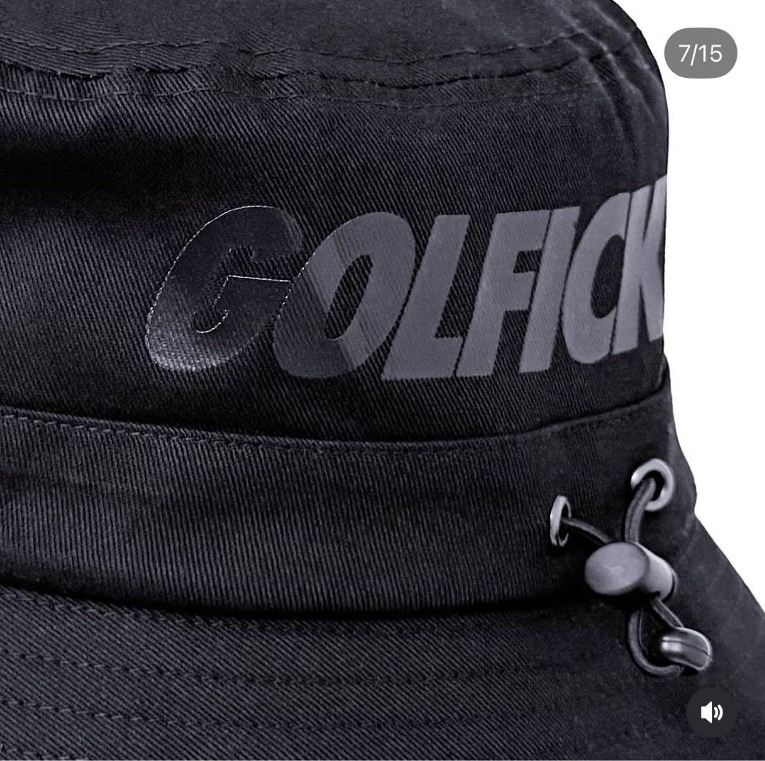 golfickers バケットハット ブラック HOLE592 ゴルフィッカーズ