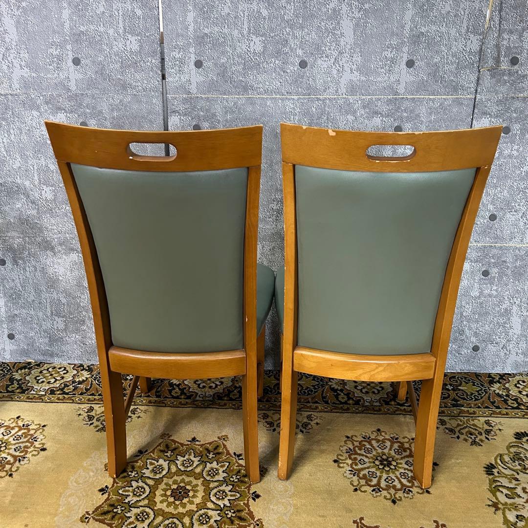 ꧁家具꧂レザーダイニングチェア4脚 食卓椅子 いす イス レザー 革 合成皮革