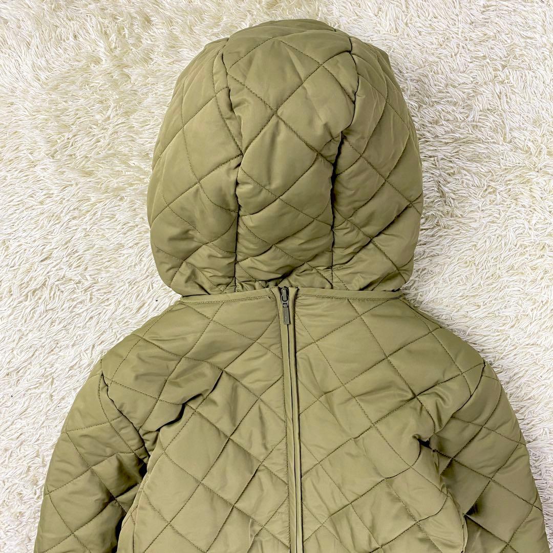 【極美品】スウィートマミー 3way ママコート キルティングコート L カーキ