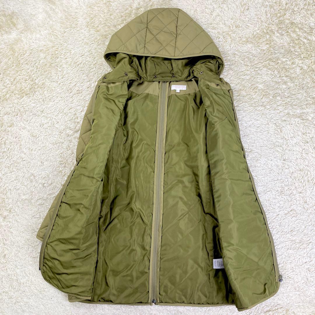 【極美品】スウィートマミー 3way ママコート キルティングコート L カーキ