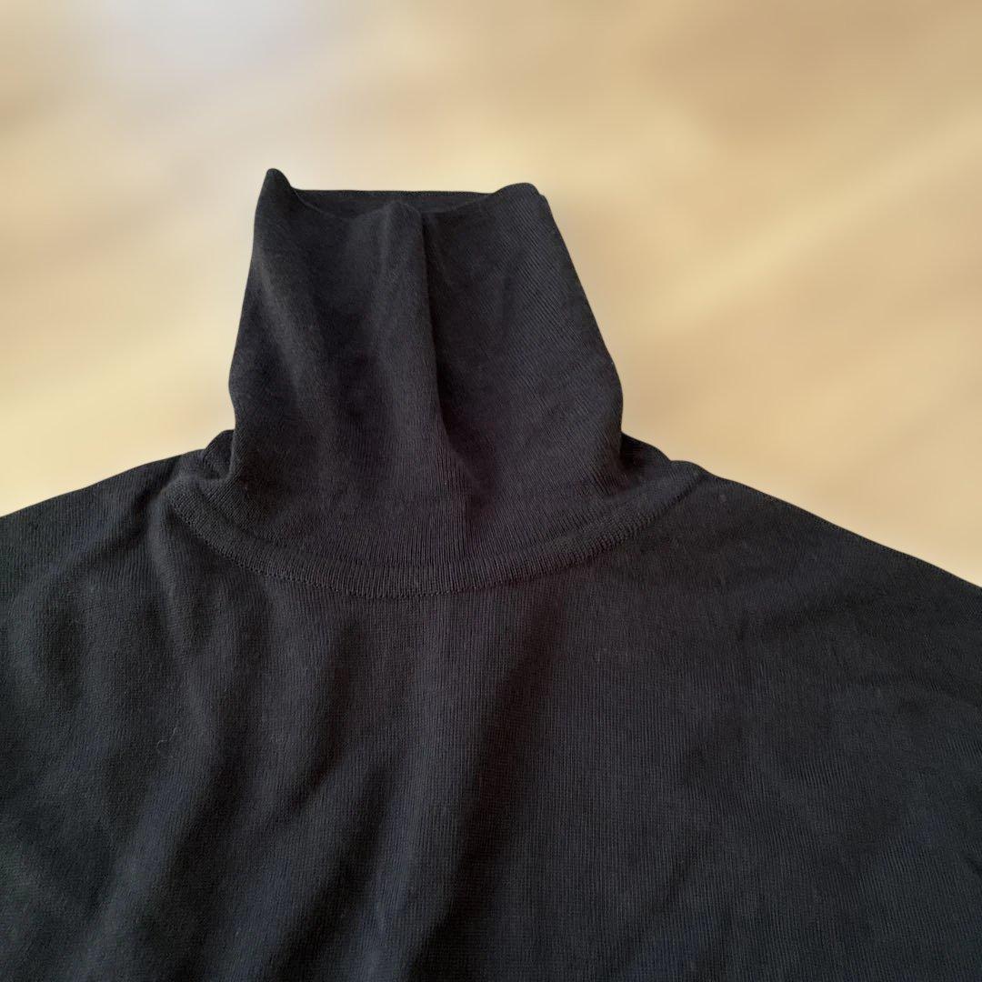 T*i様 JOHN SMEDLEY ブラック タートルネック M