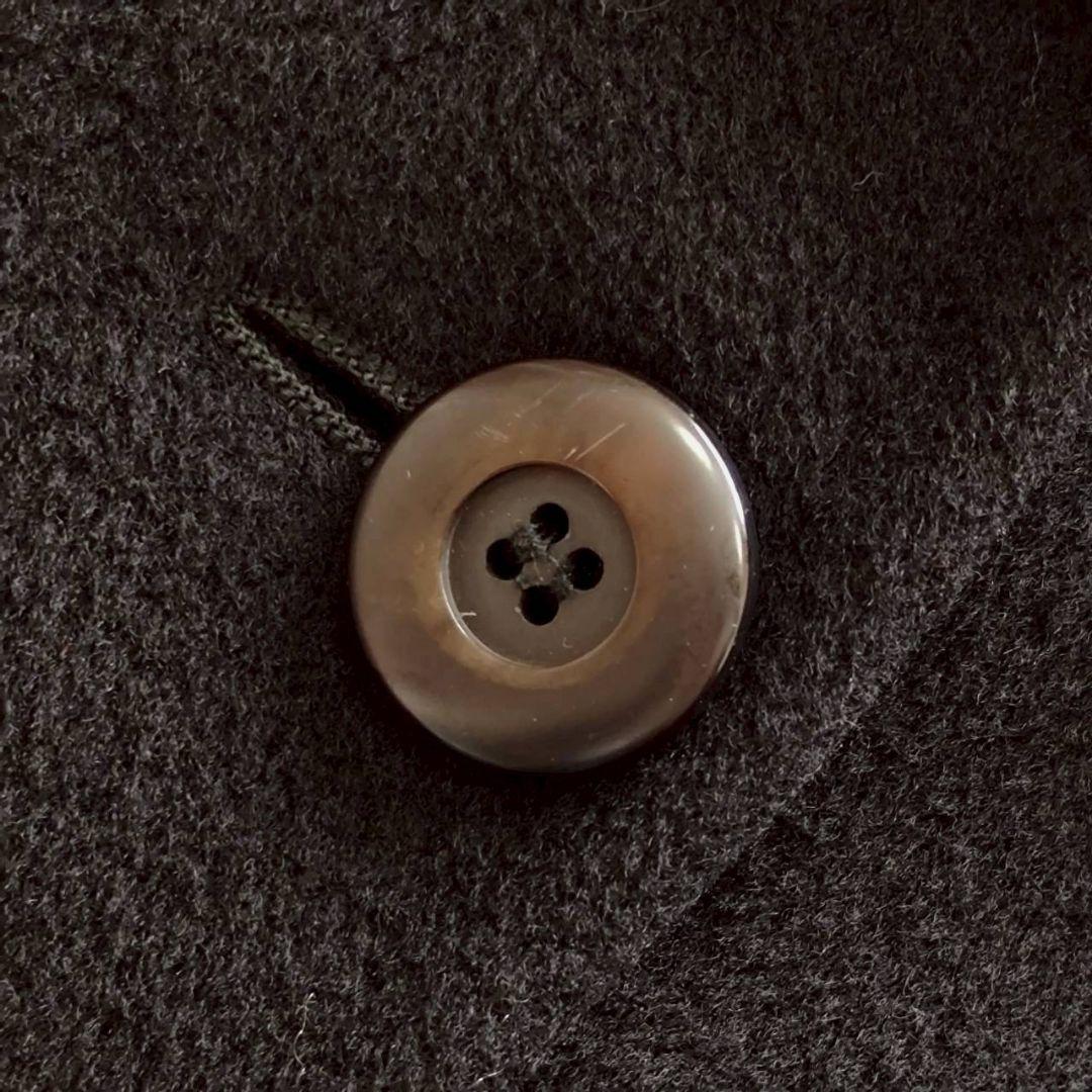 マックスマーラ 白タグ ダブルブレスト ウール コート 黒