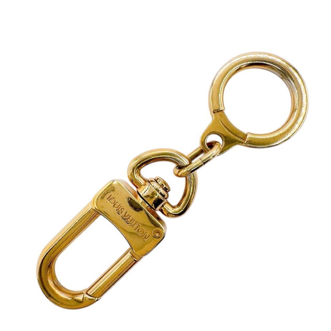 【美品】ルイヴィトン アノクレ キーリング チャーム キーホルダー ゴールド系