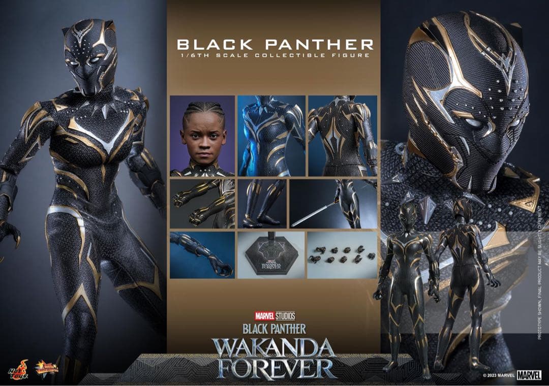 HOTTOYS ホットトイズ　ブラックパンサー　シュリ　ワカンダフォーエバー