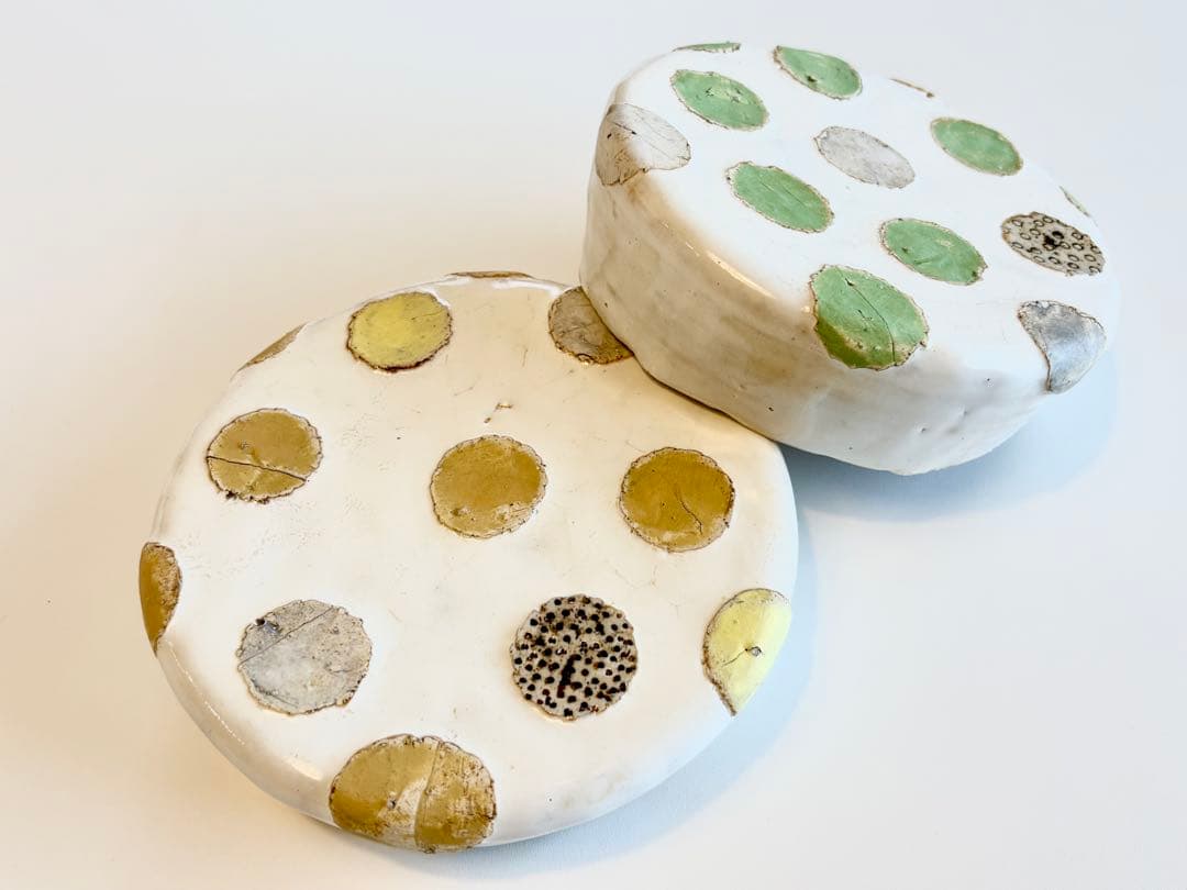 ❤︎期間限定8/5迄：大特価：大人気作家：中田篤さん❤︎ リバーシブル台皿　2個