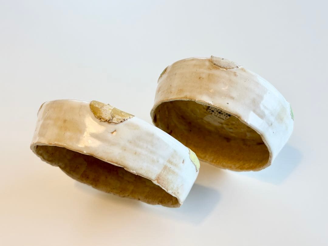 ❤︎期間限定8/5迄：大特価：大人気作家：中田篤さん❤︎ リバーシブル台皿　2個