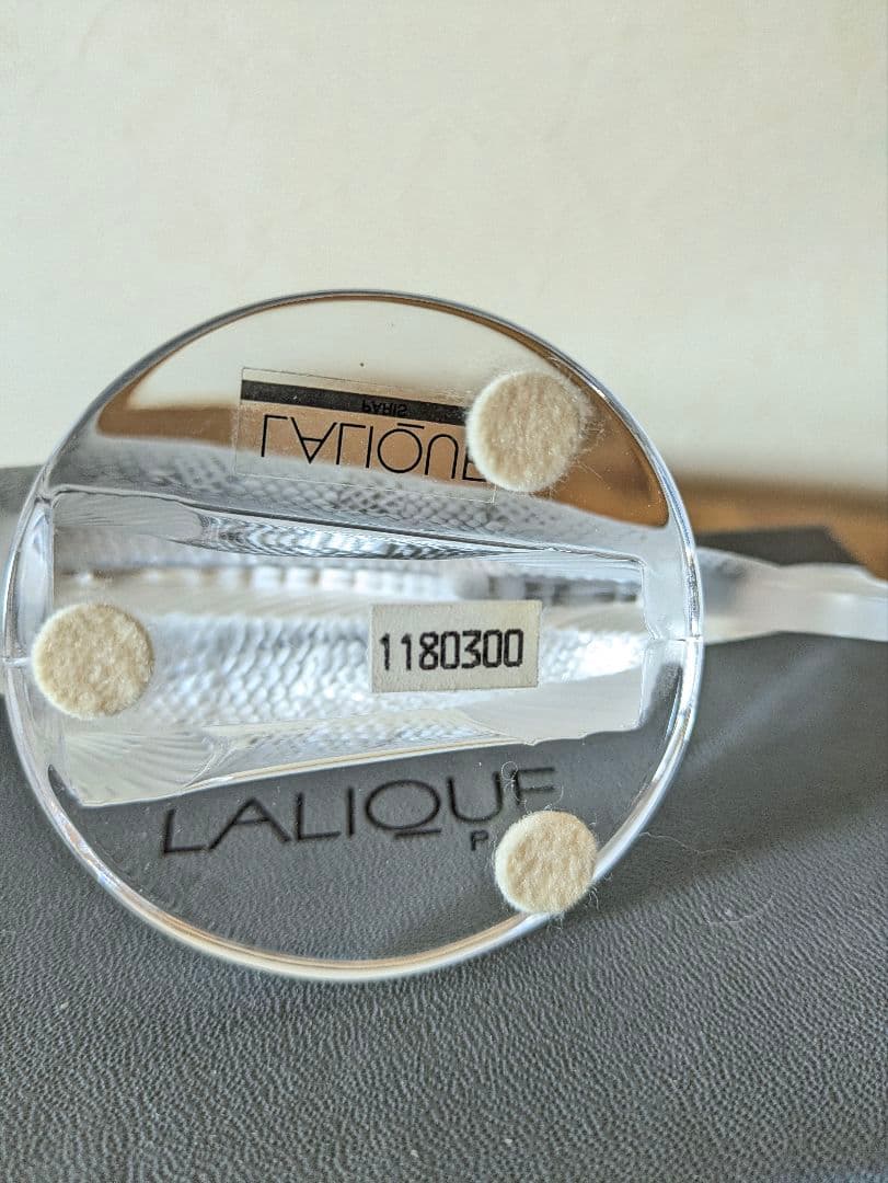 【美品】LALIQUE クリスタル 魚の彫刻