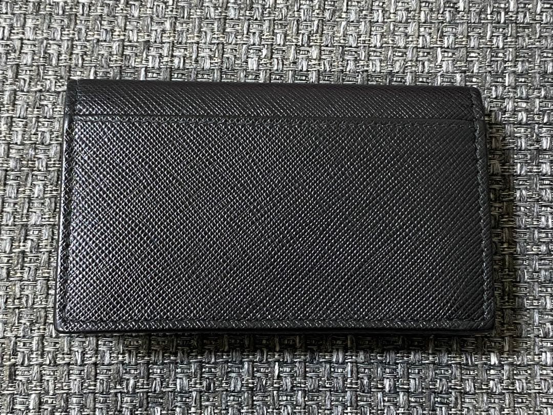 【最終値下】PRADA 名刺入れ メンズ サフィアーノレザー カードホルダー