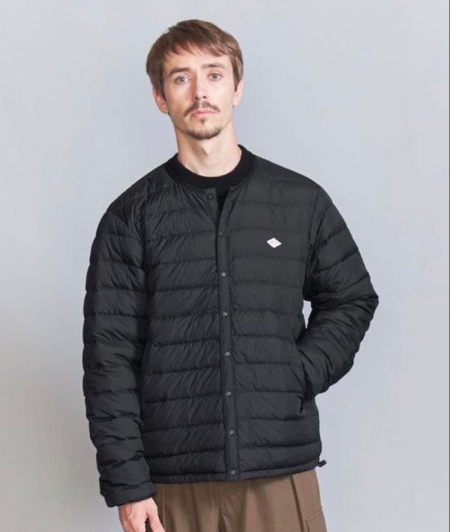 DANTON ダントン クルーネック インナーダウンジャケット MEN Lサイズ