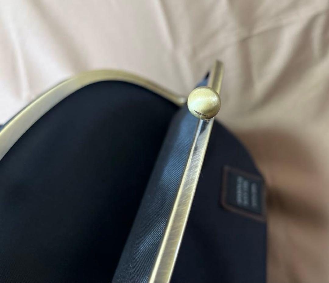 AYANOKOJI がま口ポシェット型ボディバッグ ブラック ショルダー