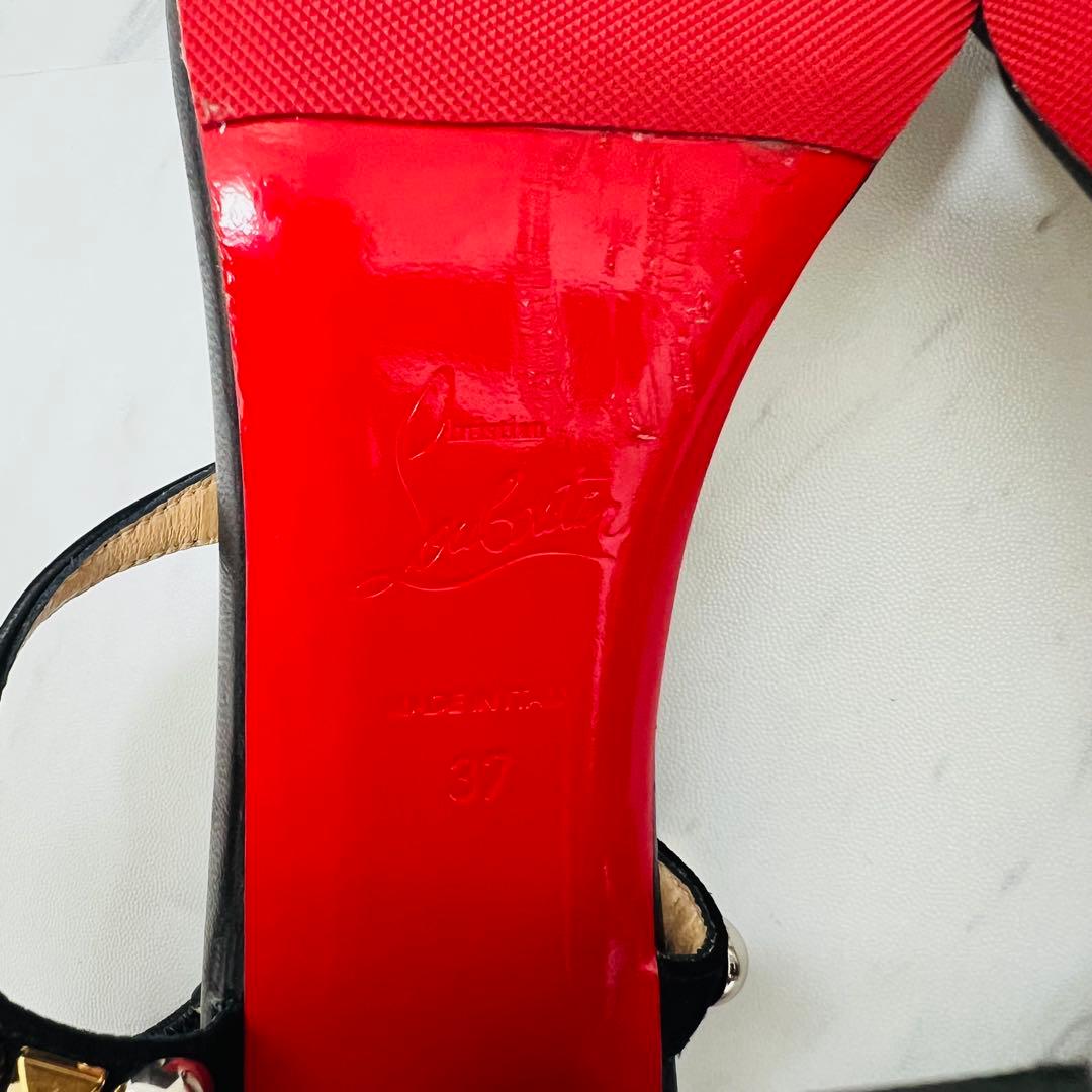 美品 Christian Louboutin ミュール サンダル ヒール 24