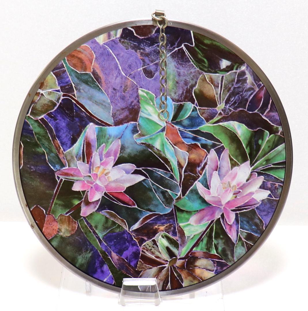 ティファニー スタジオ 睡蓮 ヴィンテージ ステンドグラス カナダ トロント社