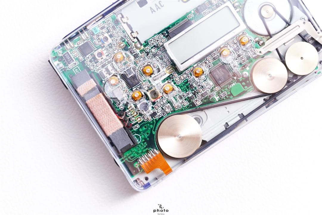 SONY WALKMAN 透明外装 真鍮製フライホイール WM-FX888